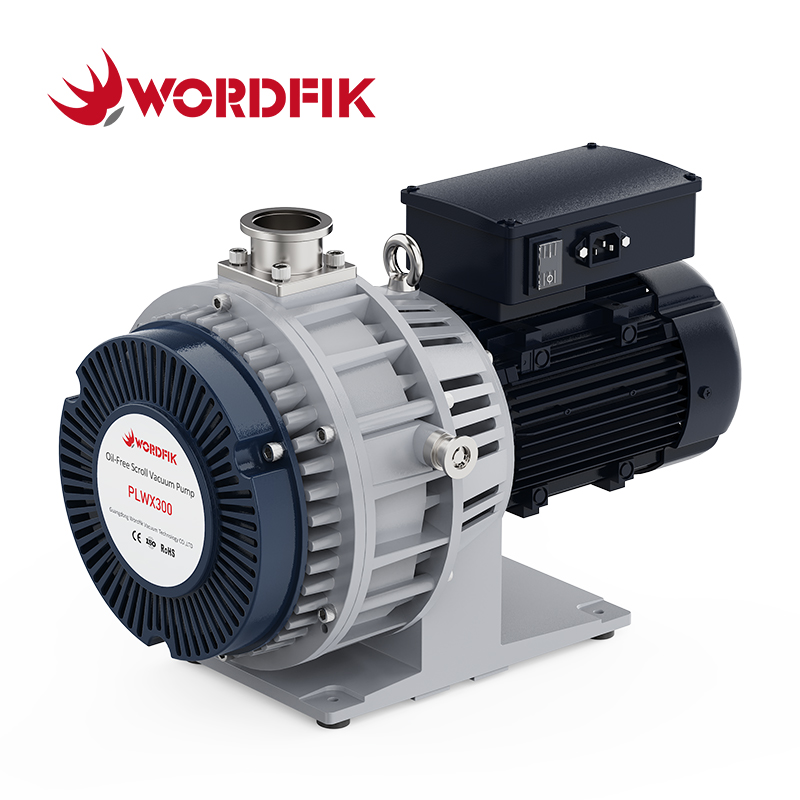 Bomba de vacío de desplazamiento para guante PLWX300