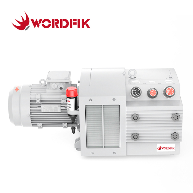 Dos conexión de succión WordFik PVDT60 Vacú rotativa sin aceite Vacú y presión Bomba combinada de 60 m³/h 72m³/h
