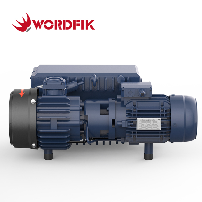 Bomba de vacío rotativa de vacío PVX63 de WordFik PVX63 Bomba de vacío rotativa sellada por aceite 63m³/H 78m³/H 50PA