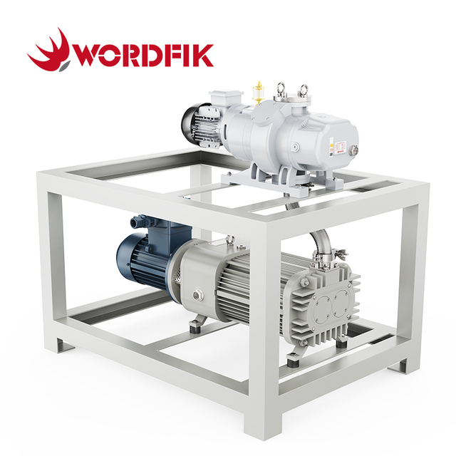 Sistema de vacío de raíces de tornillo