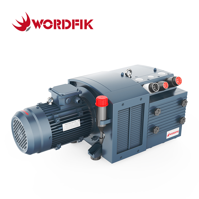Bomba combinada de presión de vacío de paletas rotativas secas PVDT80, 80m³/h, 96m³/h ±50kPa Wordfik