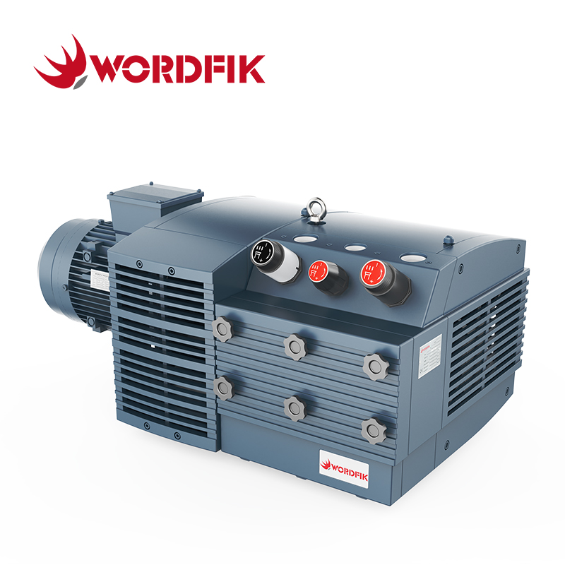 PVDT100 100m³/h 120m³/h Dos puertos de succión Wordfik Bomba combinada de presión de vacío de paletas rotativas secas sin aceite