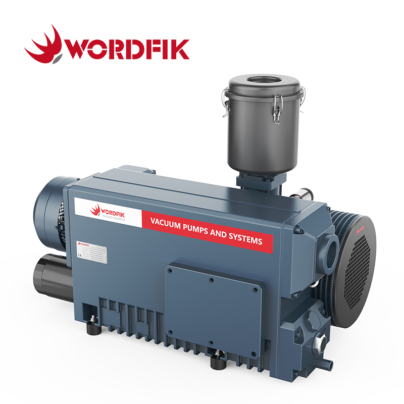 Bomba de vacío de paletas rotativas sellada con aceite PVX250 250 m³/h 300 m³/h 0,5 mbar