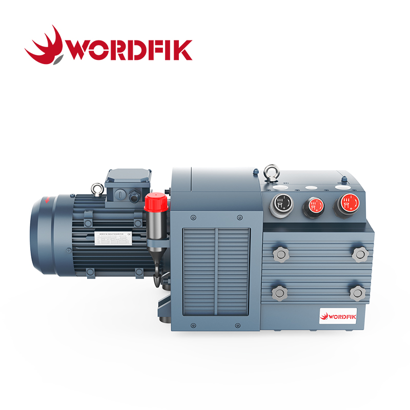 Bomba combinada de vacío y presión de paletas rotativas sin aceite Wordfik PVDT60 con dos conexiones de succión 60 m³/h 72 m³/h