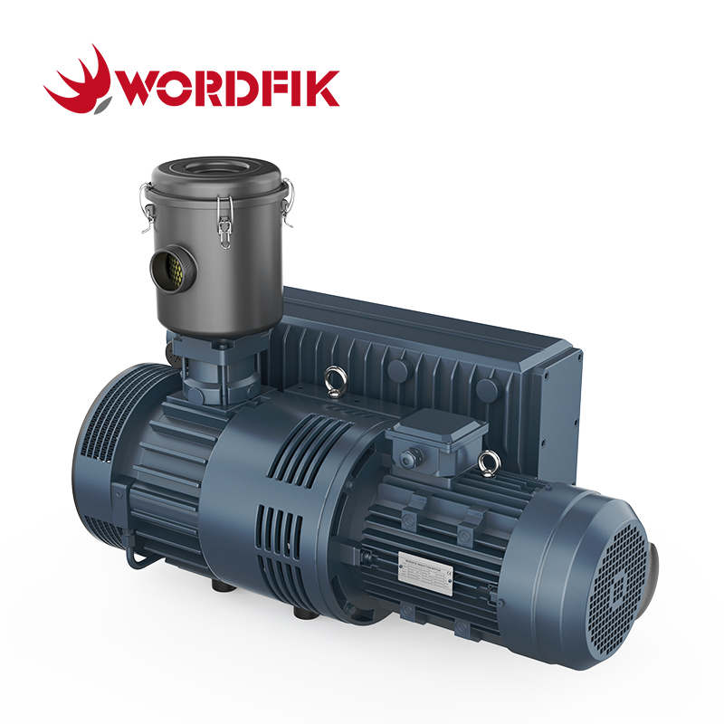 Bomba de vacío de paletas rotativas lubricada con aceite Wordfik PVX160