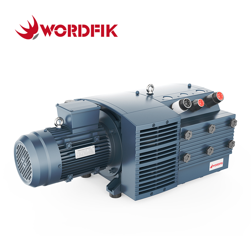 PVDT100 100m³/h 120m³/h Dos puertos de succión Wordfik Bomba combinada de presión de vacío de paletas rotativas secas sin aceite
