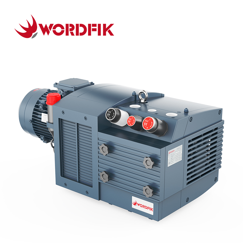 Bomba combinada de vacío y presión de paletas rotativas sin aceite Wordfik PVDT60 con dos conexiones de succión 60 m³/h 72 m³/h