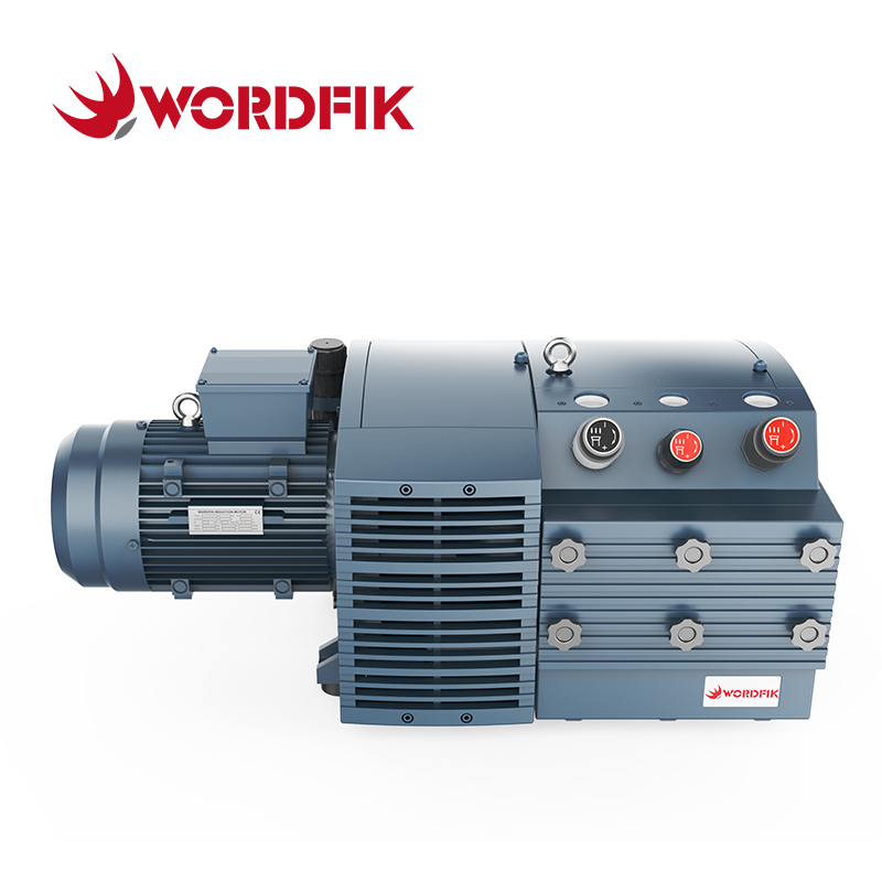 PVDT100 100m³/h 120m³/h Dos puertos de succión Wordfik Bomba combinada de presión de vacío de paletas rotativas secas sin aceite